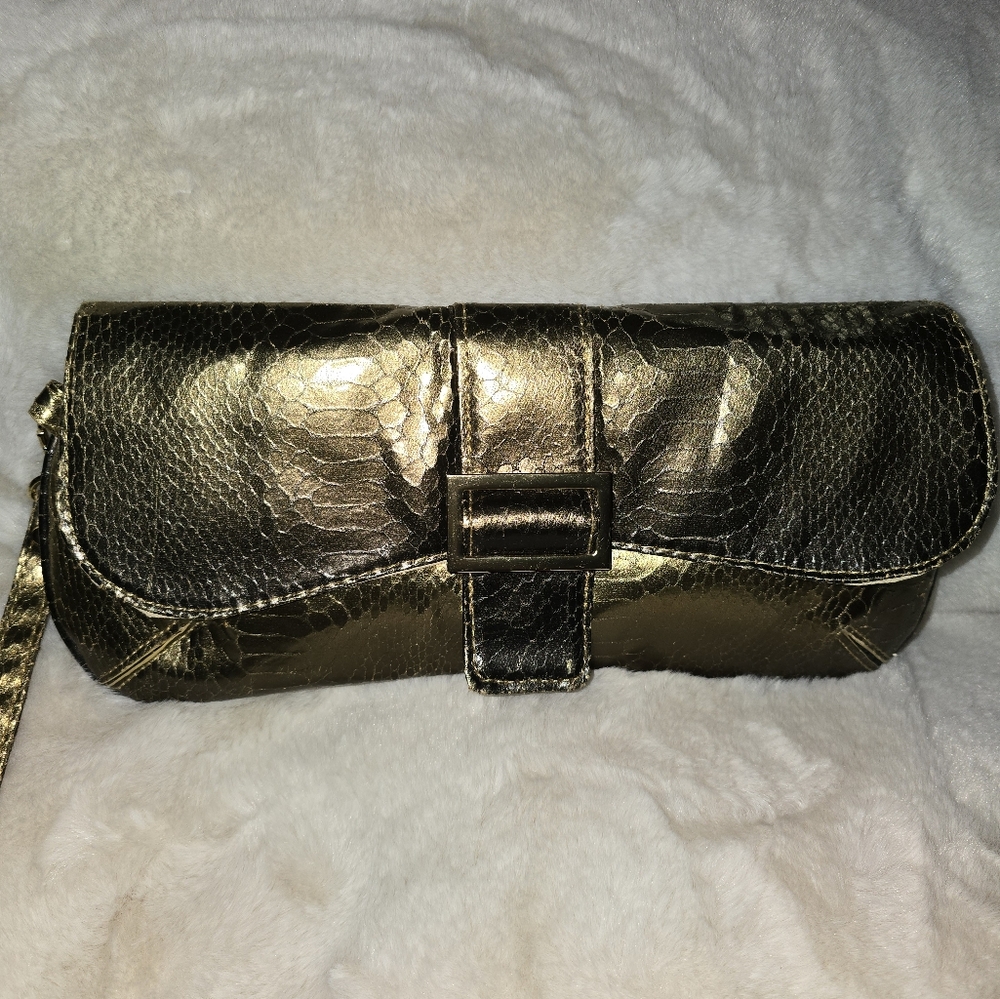 Gold Ombre Clutch Unbranded